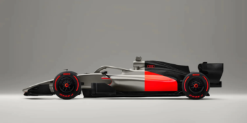 Audi has unveiled its concept livery for its debut F1 season