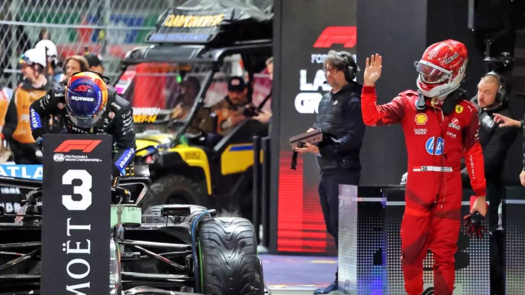 Charles Leclerc will start ninth in Las Vegas