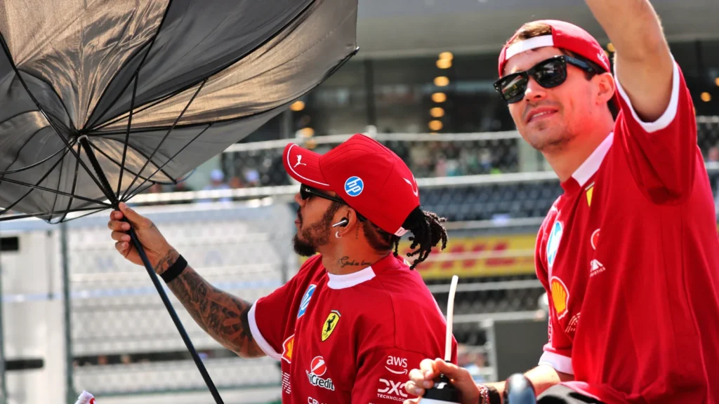 Charles Leclerc and Lewis Hamilton have been told to 'talk less'
