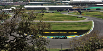 The drivers had a single practice session in Brazil