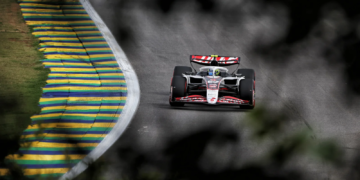 Oliver Bearman got into Q3 for Haas in Brazil