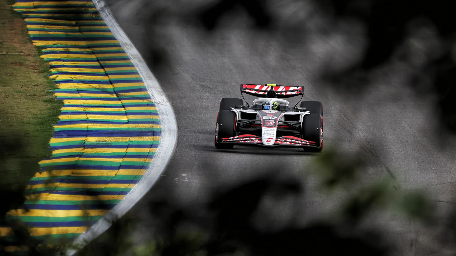 Oliver Bearman got into Q3 for Haas in Brazil