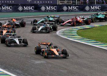 Lando Norris won the Sprint Race in Brazil