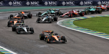 Lando Norris won the Sprint Race in Brazil