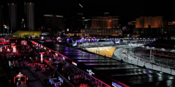 Qualifying in Las Vegas took place in the wet