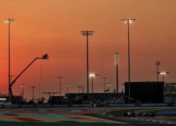 George Russell topped the sole practice session in Qatar