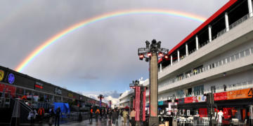 Rain is threatening to disrupt the Las Vegas GP