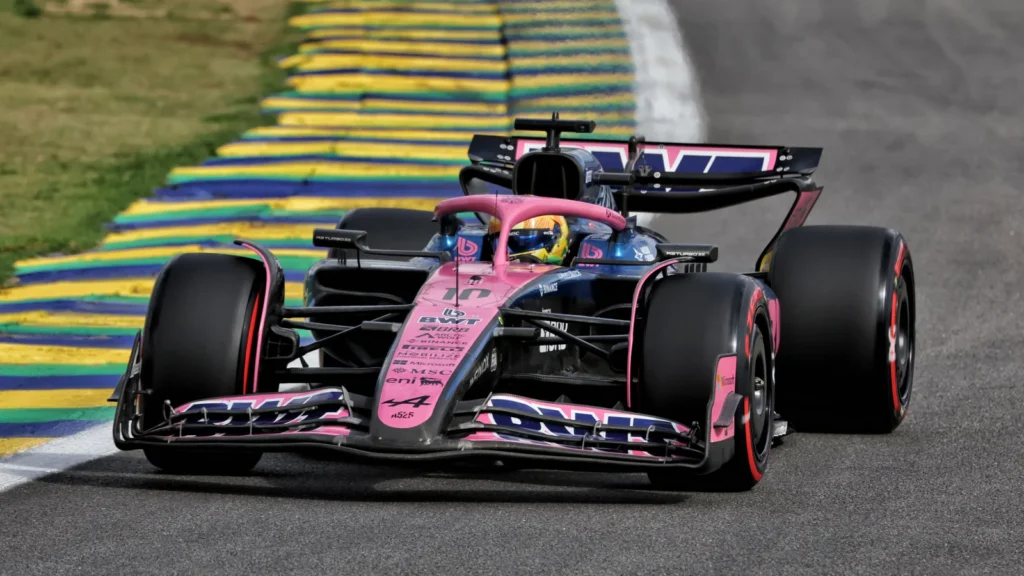 Pierre Gasly scored points for Alpine in Brazil, taking its tally to 22 this season