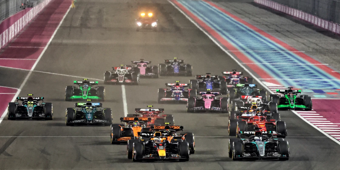 The F1 Qatar GP often sees extreme tyre wear