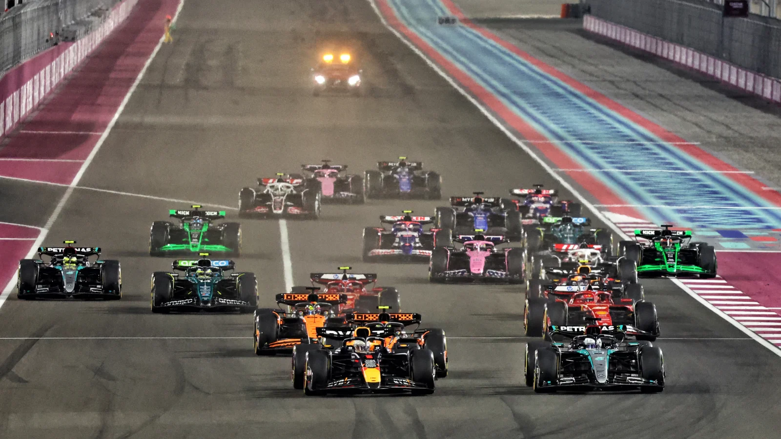The F1 Qatar GP often sees extreme tyre wear