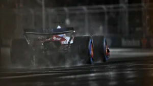 Ferrari's wet-weather woes were exposed once again in Las Vegas