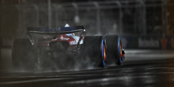 Ferrari's wet-weather woes were exposed once again in Las Vegas