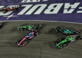 Gabriel Bortoleto collided with Lance Stroll at the start in Las Vegas