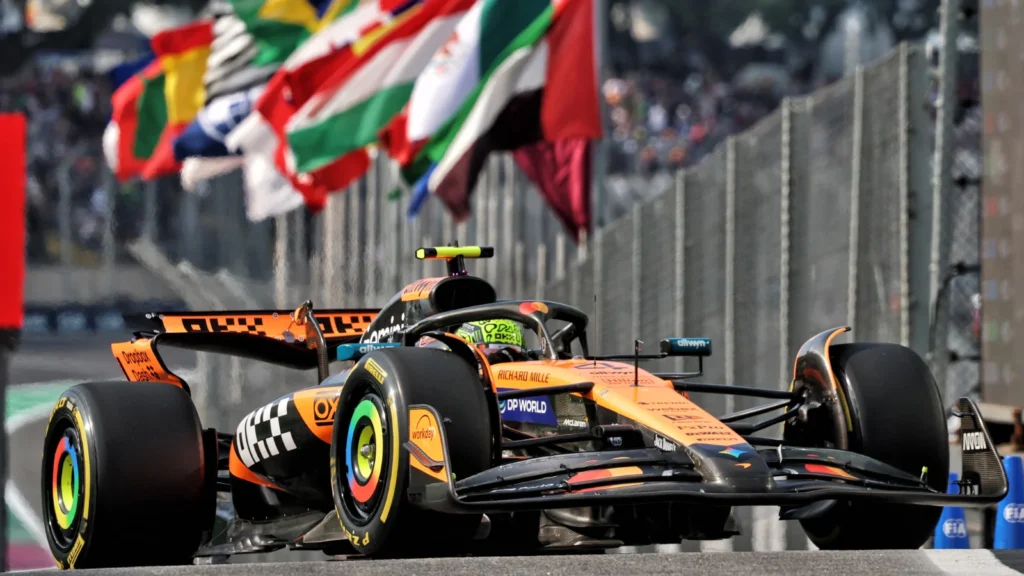 Lando Norris completed a quicker final run in SQ3 to confirm pole for the Brazil GP Sprint Race