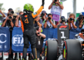 Lando Norris secured pole position in Brazil