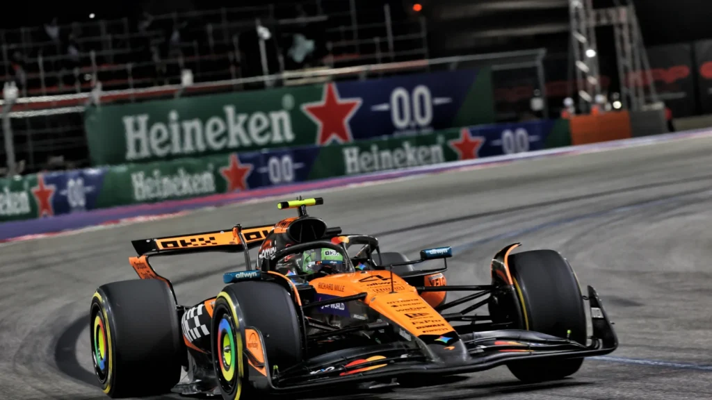 Lando Norris has seen a comfortable championship lead evaporate following McLaren's exclusion in Las Vegas