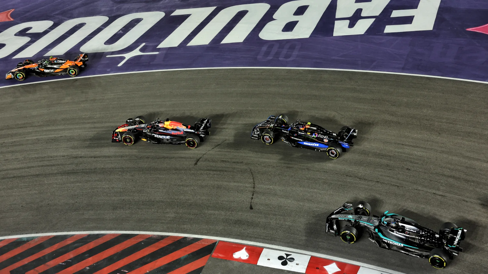 A repeat of his first corner disaster in Las Vegas is unadvisable if Lando Norris aims to secure the title in Qatar.