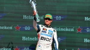 Lando Norris banished his repercussions nightmare with McLaren to win the Mexico GP