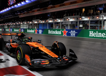 Lando Norris was fastest in FP2 for the Las Vegas GP