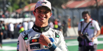Lando Norris has become the hunted rather than the hunter in the F1 title battle