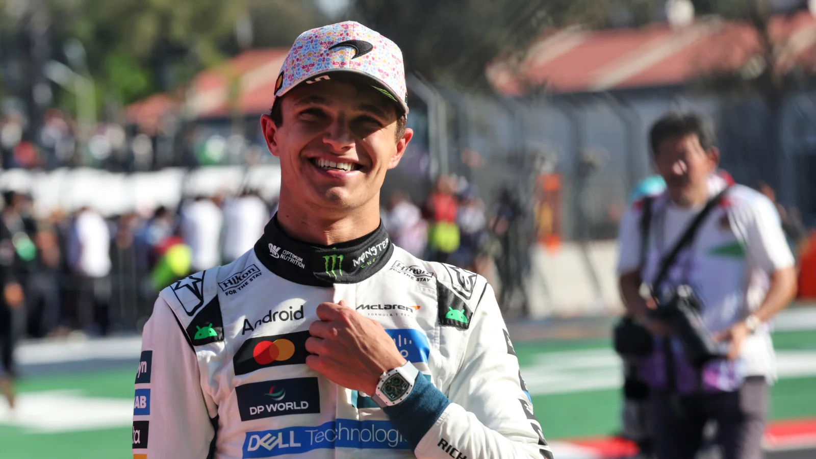 Lando Norris has become the hunted rather than the hunter in the F1 title battle