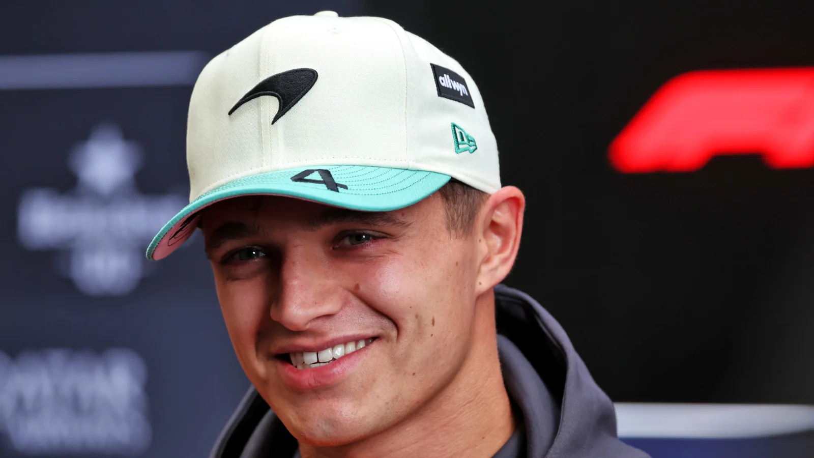 Lando Norris leads the championship by one point over Oscar Piastri