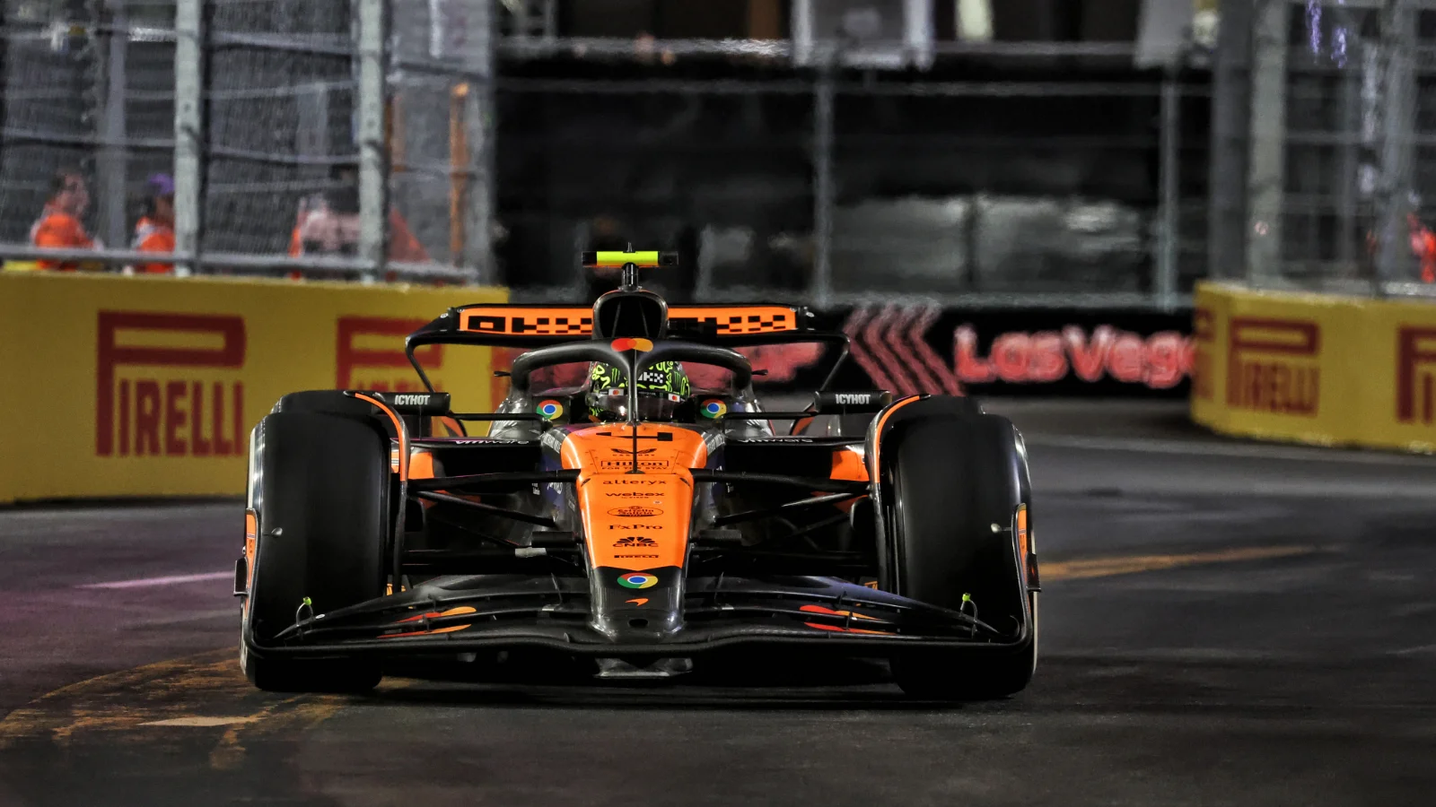 Lando Norris has urged caution over McLaren's prospects in Las Vegas