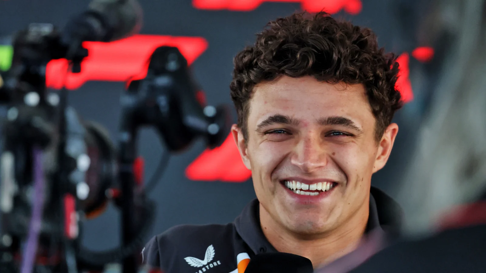 Lando Norris was upbeat despite McLaren's double DSQ in Las Vegas