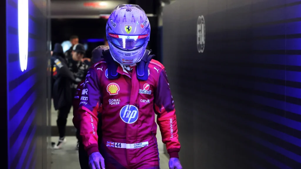 Lewis Hamilton was dejected after being eliminated from Q1 in Las Vegas