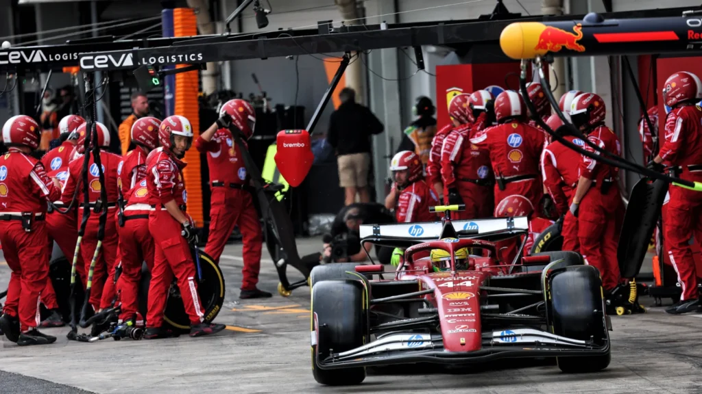 Lewis Hamilton was pitted during the Brazil GP in a bid to solve the downforce issues after his two clashes, but ultimately failed