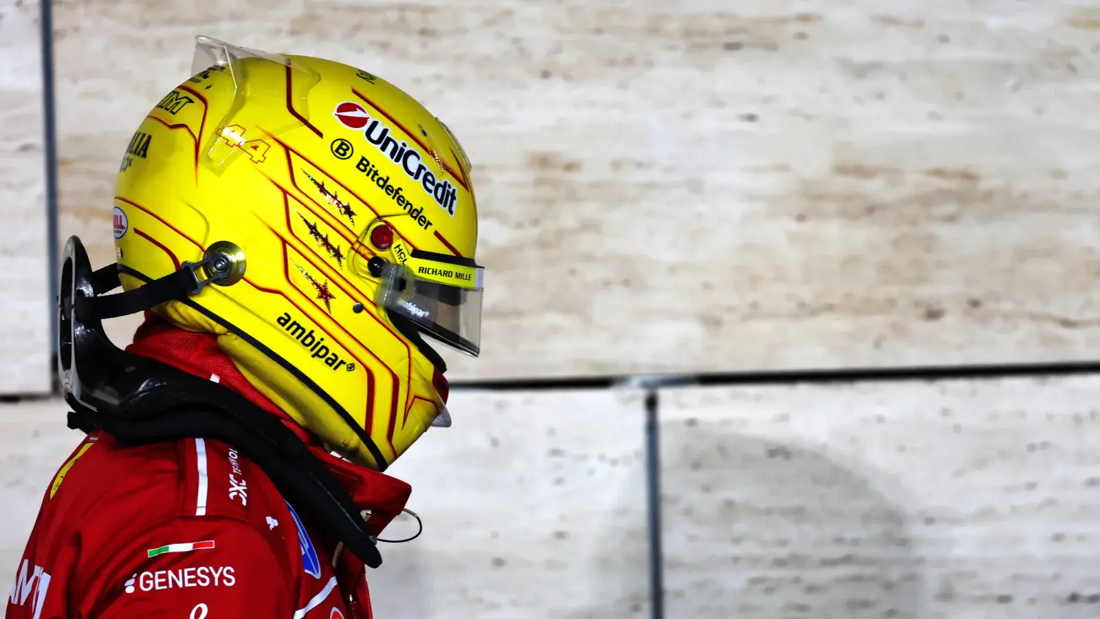 Lewis Hamilton made some cryptic remarks about things that might hold back Ferrari next year