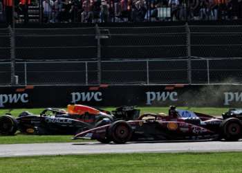 Max Verstappen and Lewis Hamilton clashed in Mexico