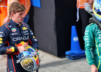 Max Verstappen will start the Brazil GP Sprint sixth, behind Fernando Alonso