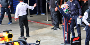 Max Verstappen went from the pit lane to the podium in Brazil