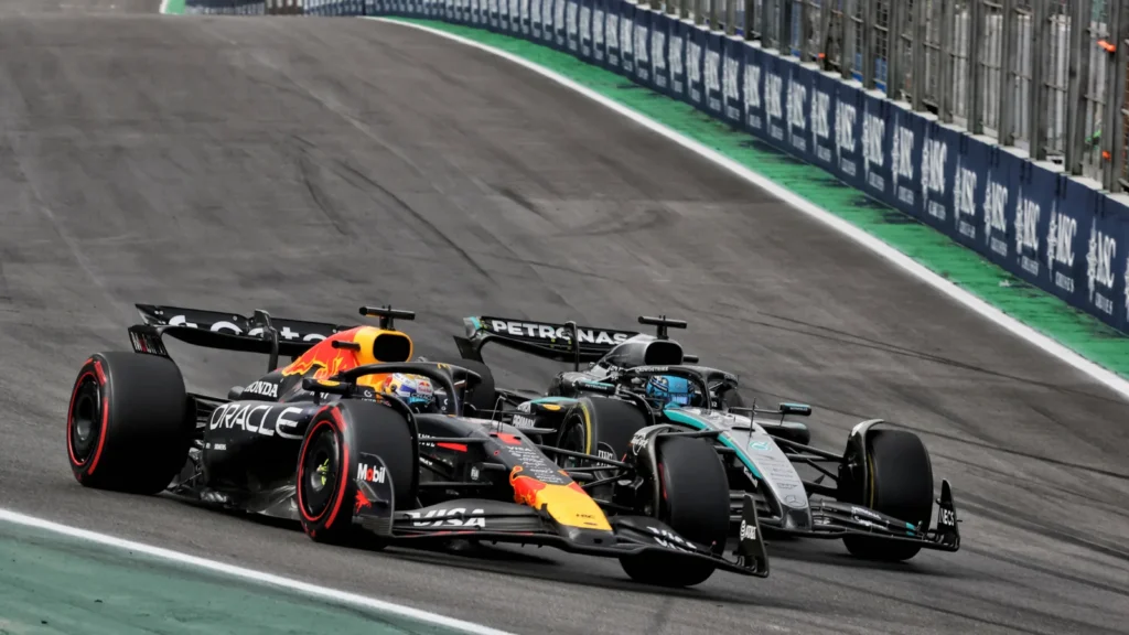 Max Verstappen completed his comeback at Sao Paulo with a pass on George Russell
