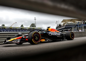 Red Bull ceded the lead late in the F1 Brazil GP when the team pitted Max Verstappen