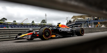 Red Bull ceded the lead late in the F1 Brazil GP when the team pitted Max Verstappen