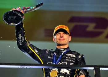 Max Verstappen controlled proceedings in Las Vegas