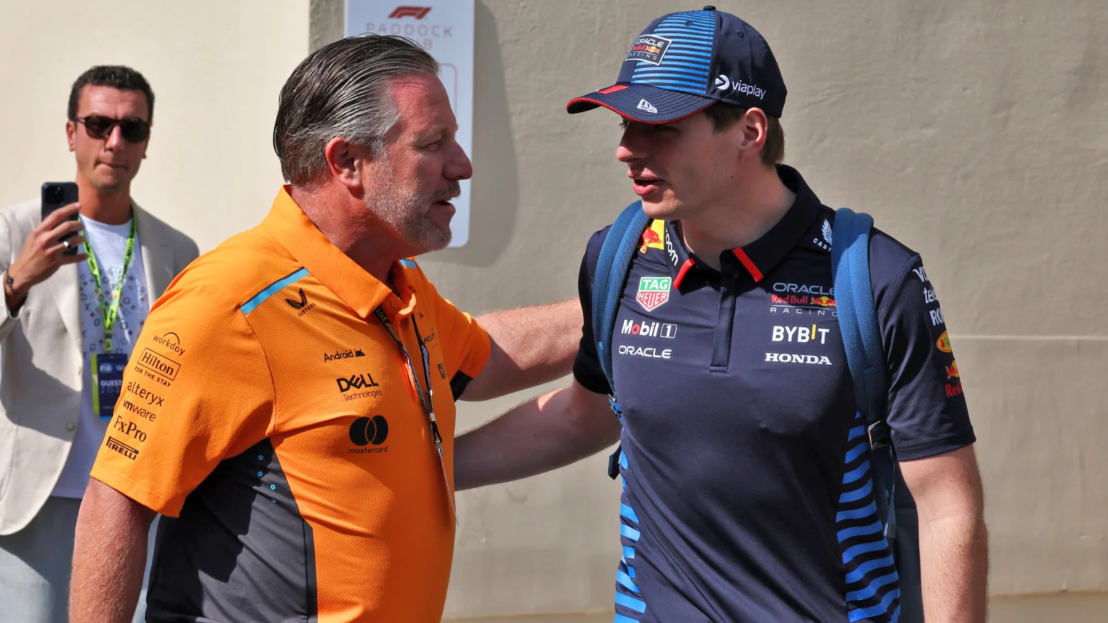 Max Verstappen has been labelled a "bruiser" by McLaren CEO Zak Brown