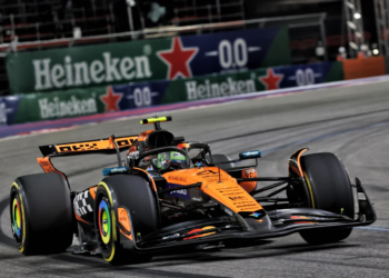 Lando Norris finished second in the Las Vegas GP, but faces disqualification along with Oscar Piastri