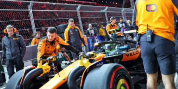 Both McLaren drivers were disqualified in Las Vegas