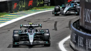 Mercedes scored a double-points finish at the Brazil GP
