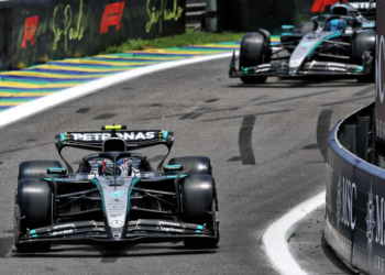Mercedes scored a double-points finish at the Brazil GP