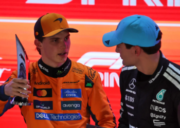 Oscar Piastri took victory in the Sprint Race for the F1 Qatar GP