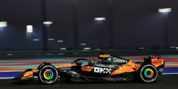 Oscar Piastri topped the times in first practice in Qatar