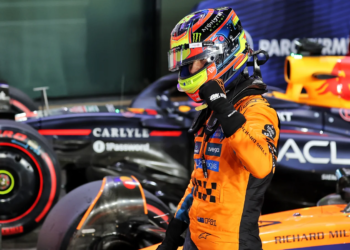 Oscar Piastri took pole position for the F1 Qatar GP