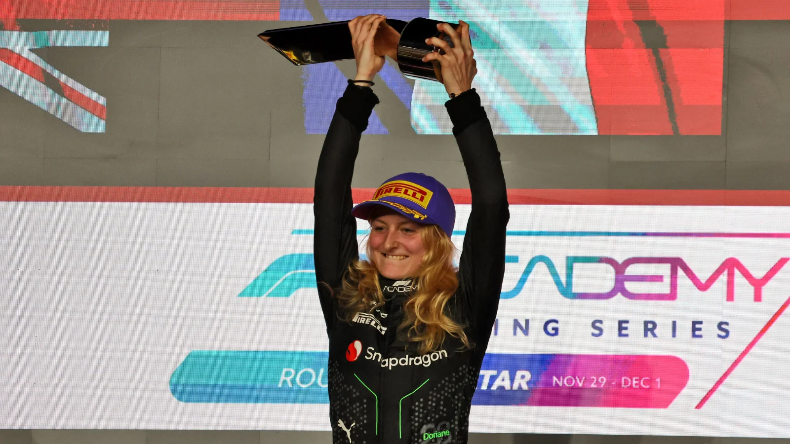 Doriane Pin claimed the F1 Academy title in Las Vegas