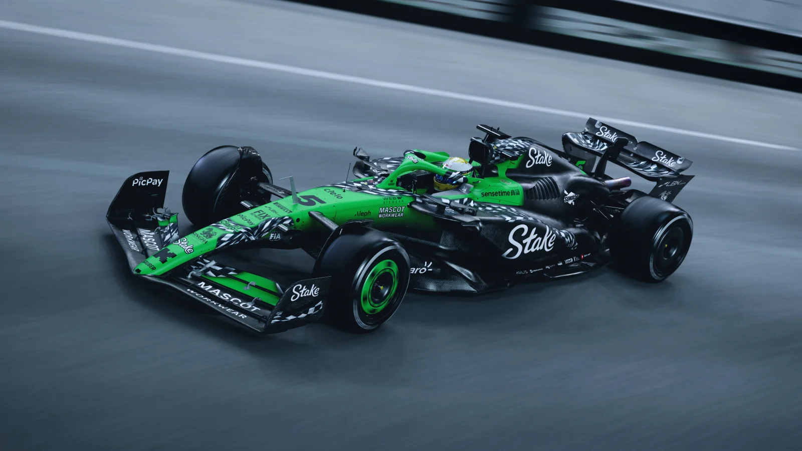 Sauber will bid farewell to title sponsor Stake with a special livery in Las Vegas