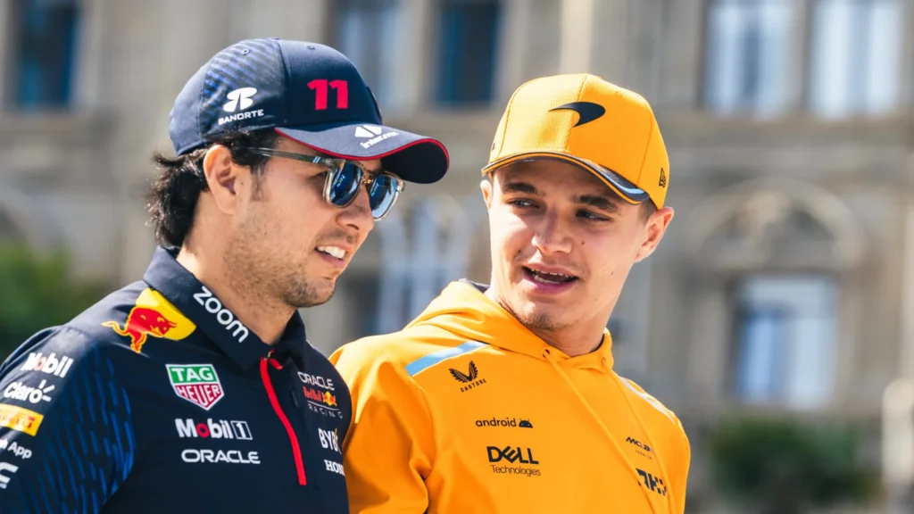 Sergio Perez scolded his home fans for booing Lando Norris