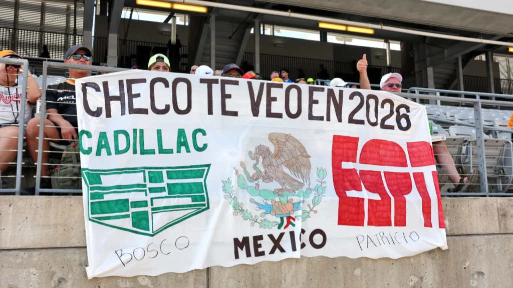 Sergio Perez and Cadillac will certainly have support